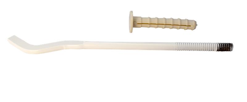 кронштейн штыревой 7х300 плоский с дюбелем (50шт кор.) valfex 402007300 от BTSprom.by