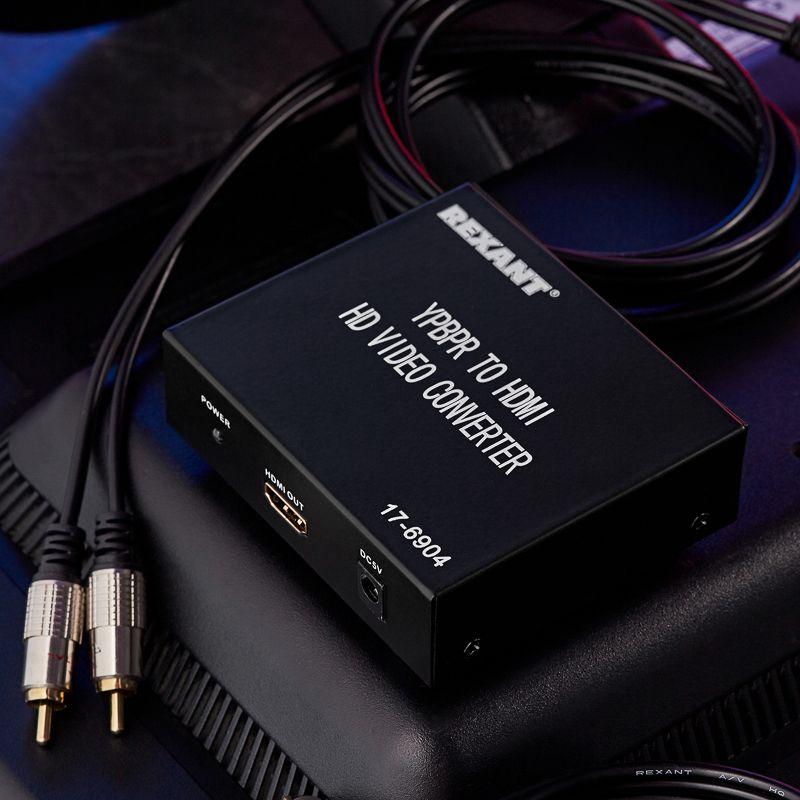  Конвертер YPbPr+SPDIF/Toslink на HDMI Rexant 17-6904 фото в каталоге от BTSprom.by