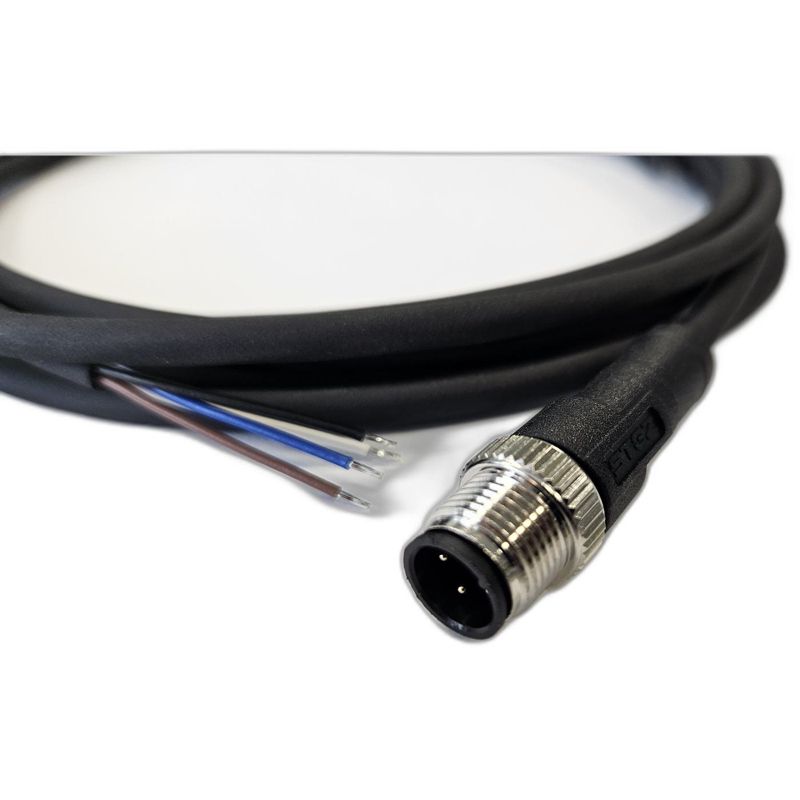 кабель m12 4a штыревой 3000мм прямой полиуретан свободный конец сцм120025-04a-2-03000 черн. стэз 185210405 от BTSprom.by