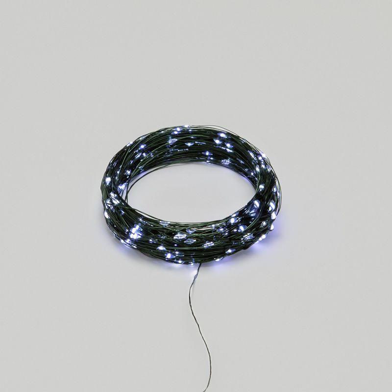  Гирлянда светодиодная "Роса" 30м 300LED бел. IP20 230В с контроллером провод зел. Neon-Night 303-275 фото в каталоге от BTSprom.by