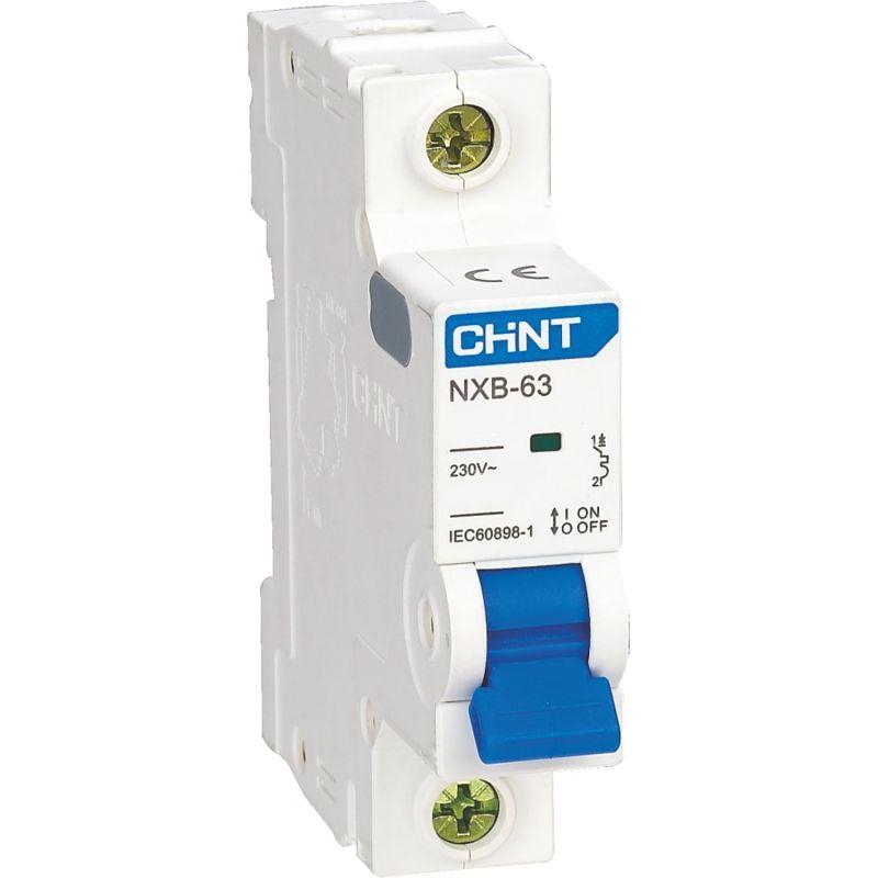 выключатель автоматический модульный 1п b 25а 6ка nxb-63 (r) chint 814042 от BTSprom.by