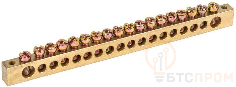 Шина PEN "земля-ноль" 8х12мм 18/2 (18групп/крепеж по краям) IEK YNN21-18-100 фото в каталоге от BTSprom.by  Шина PEN "земля-ноль" 8х12мм 18/2 (18групп/крепеж по краям) IEK YNN21-18-100 фото в каталоге от BTSprom.by