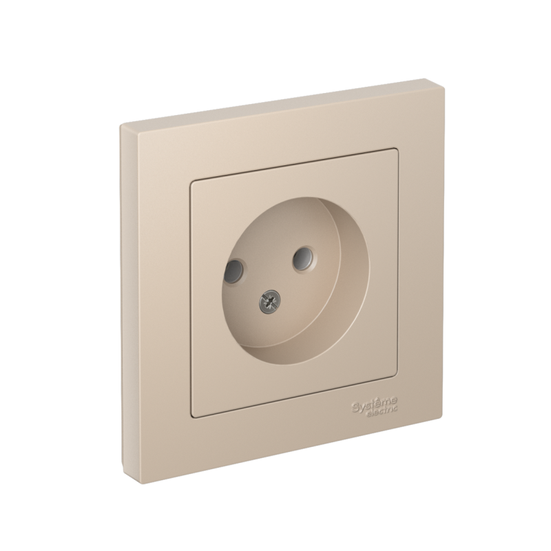 розетка atlasdesign 16а без заземл. в сборе песочн. se atn001240 от BTSprom.by