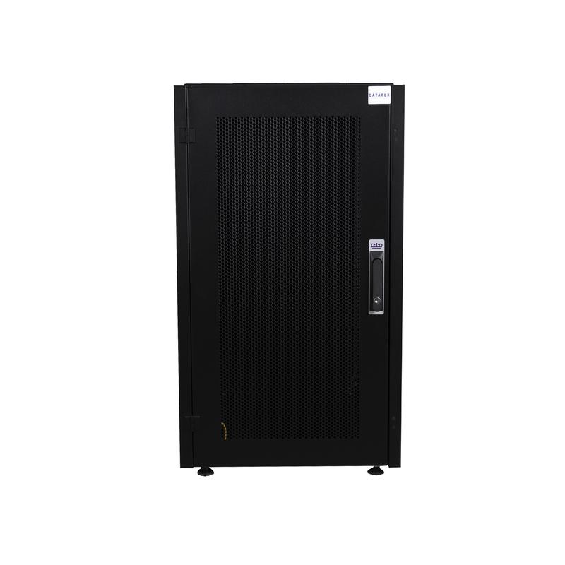 шкаф напольный 19дюйм 26u 600х600 передн. дверь перфорир.; задн. стенка перфорир. черн. datarex dr-721201 от BTSprom.by