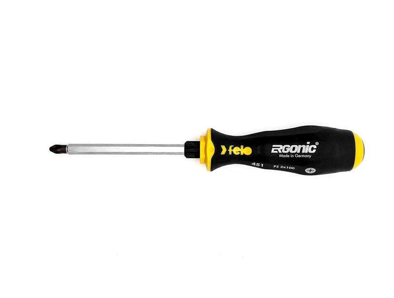 Отвертка крестовая ударная Ergonic PZ 2х100 Felo 45120340 фото в каталоге от BTSprom.by  Отвертка крестовая ударная Ergonic PZ 2х100 Felo 45120340 фото в каталоге от BTSprom.by