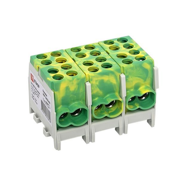  Клемма распределительная КСР с двойн. винтом 2х25/2х16 желт./зел. PROxima EKF ksr-2.25-2.16-y-green фото в каталоге от BTSprom.by