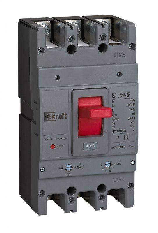 выключатель автоматический 3п 320а 50ка ва-335а dekraft 28129dek от BTSprom.by