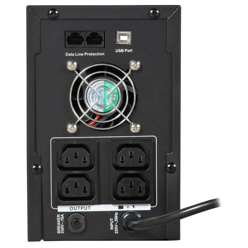  Источник бесперебойного питания ELECTRA ET 2кВ.А/1.2кВт с АКБ 2х9А.ч USB ITK EET-2000VA-1-002 фото в каталоге от BTSprom.by