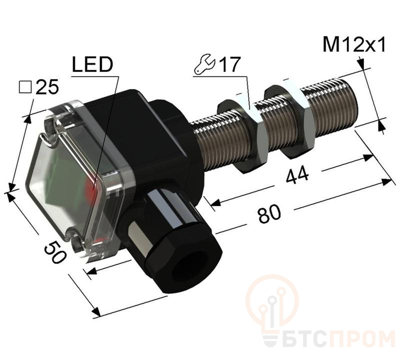 Выключатель бесконтактный PS2-12M80-2B11-B (ВБ2.12М.80.2.1.1.В) МЕГА-К A8010-T71568620 фото в каталоге от BTSprom.by  Выключатель бесконтактный PS2-12M80-2B11-B (ВБ2.12М.80.2.1.1.В) МЕГА-К A8010-T71568620 фото в каталоге от BTSprom.by