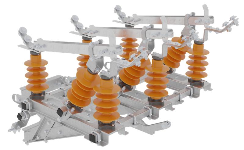  Разъединитель линейный рубящего типа РЛР-10/400 УХЛ1 с приводом и КМЧ ФОРТЕХ 00000014225 фото в каталоге от BTSprom.by