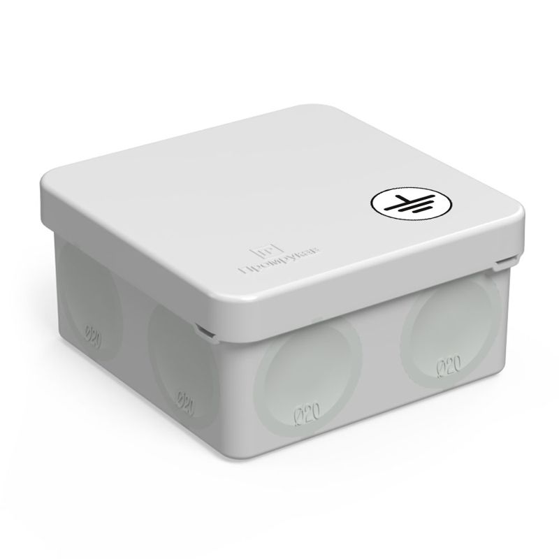 коробка уравнивания потенциалов оп 60-0210-у для прямого монтажа двухкомпонентн. безгалогенная (hf) 80х80х40 промрукав 60-0210-у от BTSprom.by