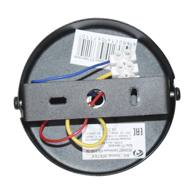  Светильник "Крош" 111 (плафон 8461) НПБ 01-60-104 Е27 ИУ черн. муар Элетех 1005404607 фото в каталоге от BTSprom.by