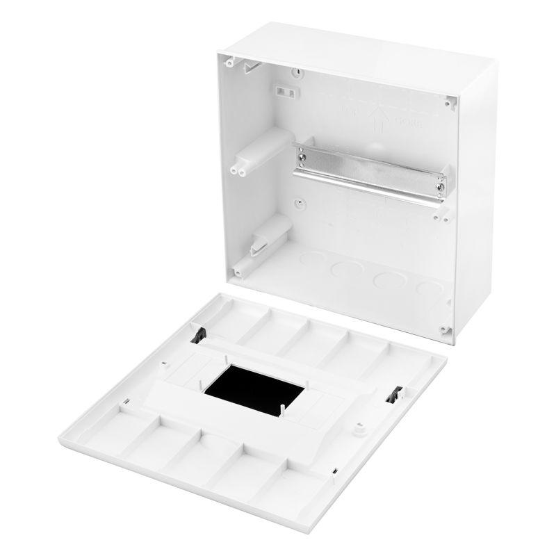  Бокс пластиковый ЩРН-П-8 IP41 бел. Kranz KR-11-0308 фото в каталоге от BTSprom.by