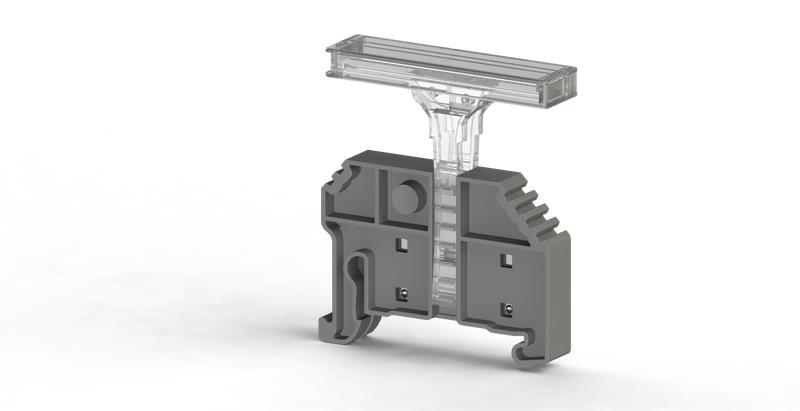 маркировка клеммных групп me 2-2 на kd4 /kd6/ kd6a прозр. (уп.25шт) klemsan 49614a от BTSprom.by