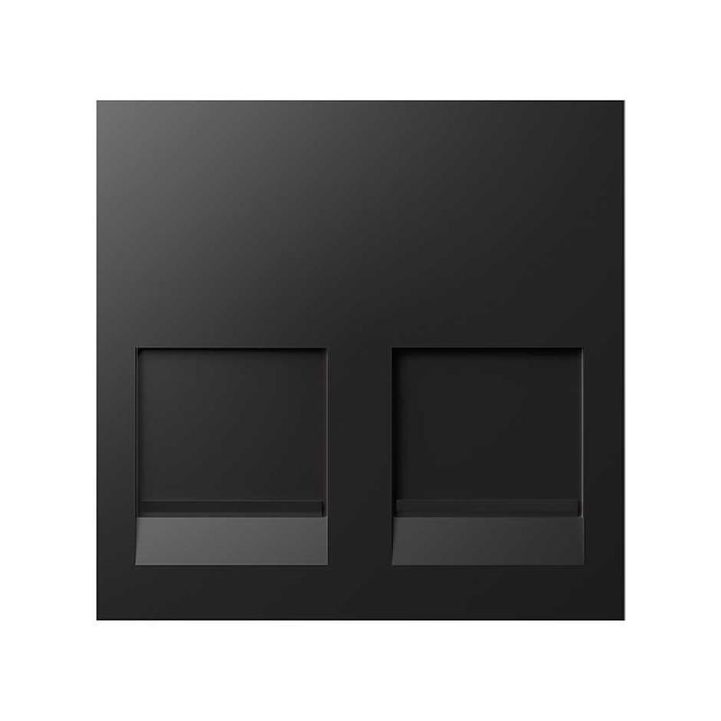 адаптер со шторками 2 rj45 keystone черн. simon 400 40000089-038 от BTSprom.by