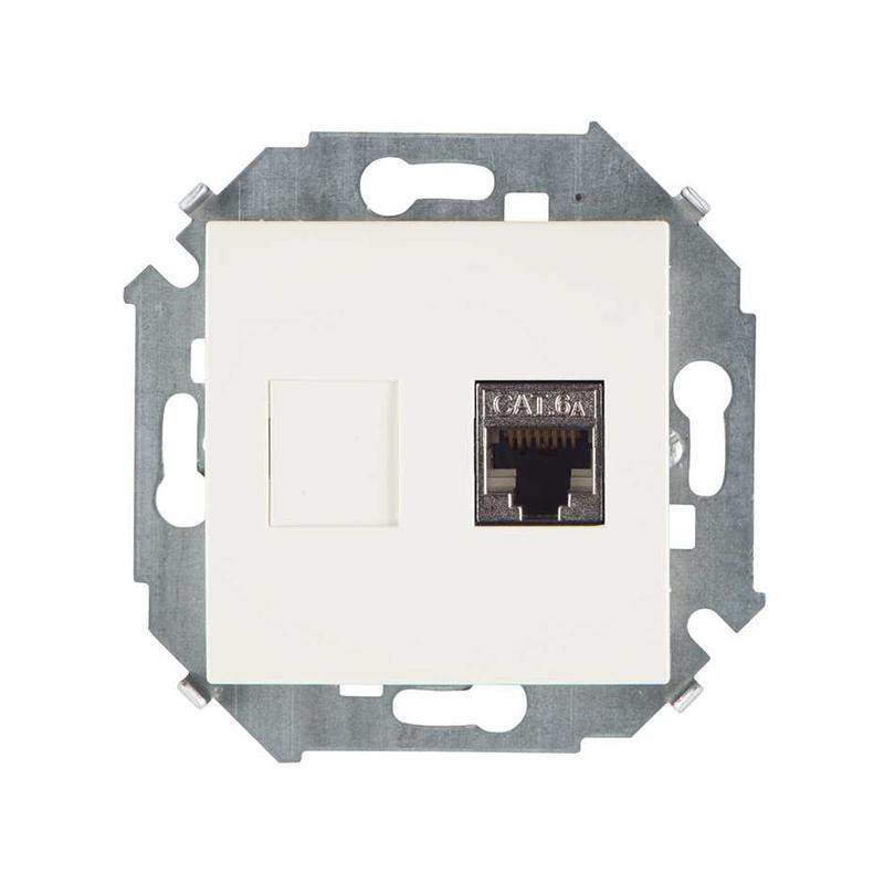 розетка компьютерная simon15 rj45 кат.6a amp ftp сл. кость simon 1591563-031 от BTSprom.by