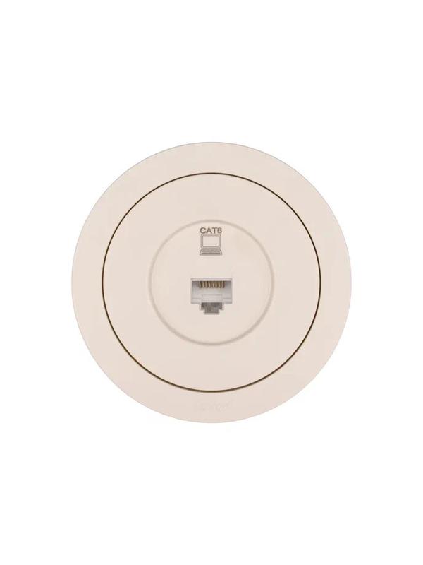  Розетка компьютерная СП OSEN RJ45 кат.6 механизм сл. кость LEZARD 743-9088-140 фото в каталоге от BTSprom.by