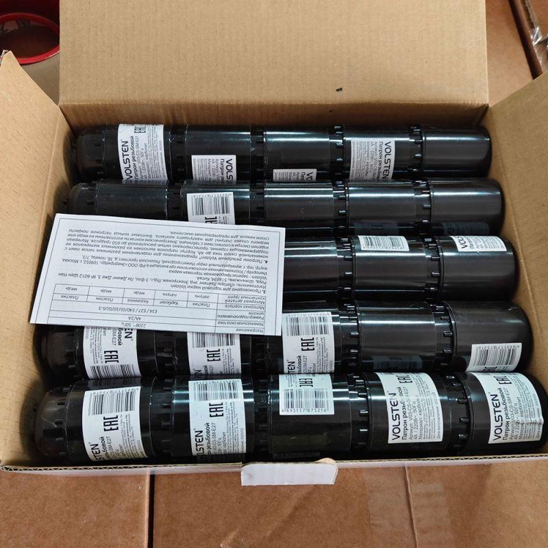  Патрон резьбовой V03-CS-SM-E27 E27 220В 4А под лампу карболит Volsten 12218 фото в каталоге от BTSprom.by