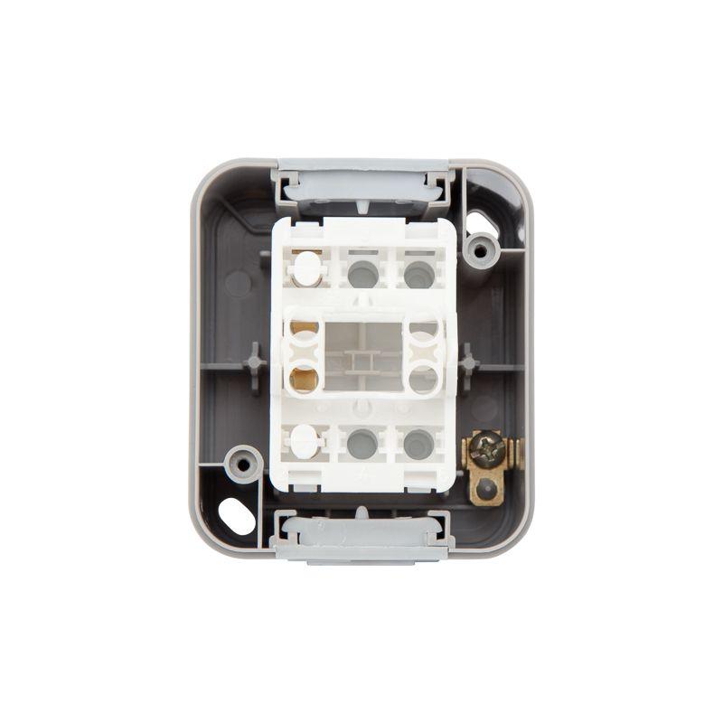  Выключатель 1-кл. ОП Mini OG IP54 сер. Kranz KR-78-0835 фото в каталоге от BTSprom.by