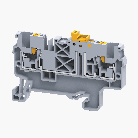 клемма с ножевым размыкателем push-in opticlip cpk-2.5-mt-n-i сер. кэаз 331878 от BTSprom.by