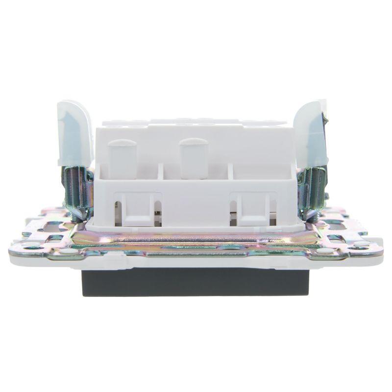  Выключатель перекрестный 1-кл. SKANDY 10А SK-V03T титан IEK SK-V13-0-10-K48 фото в каталоге от BTSprom.by