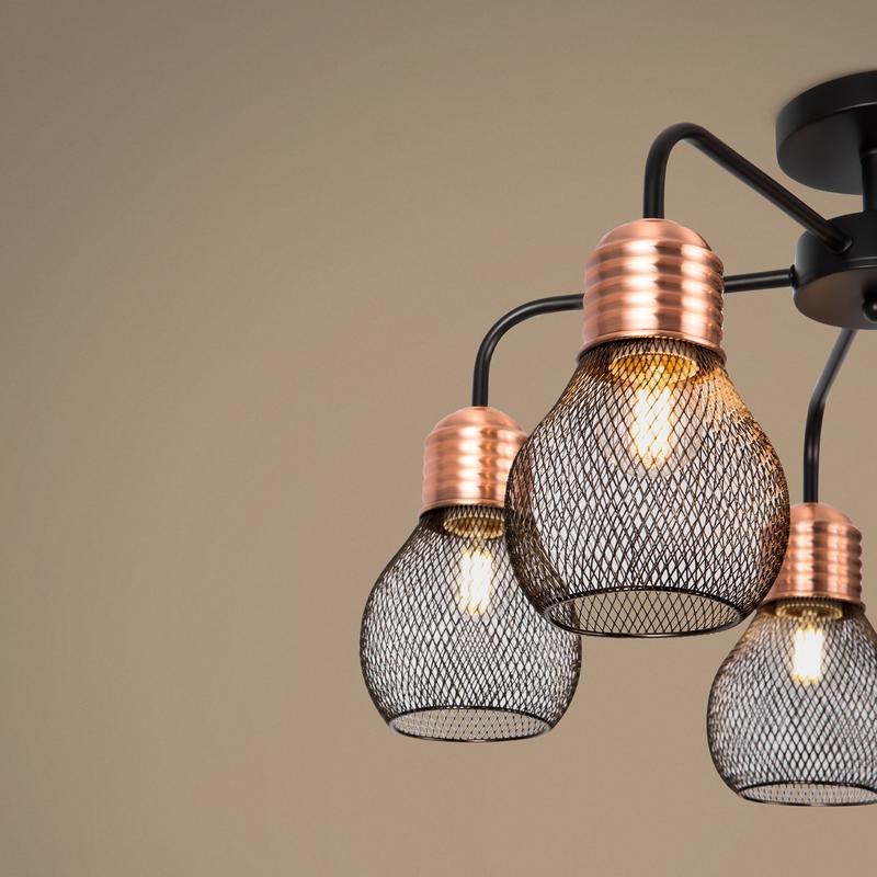  Светильник Agata 60Вт E27х5 IP20 потолочн. Freya FR4011CL-05BBS фото в каталоге от BTSprom.by