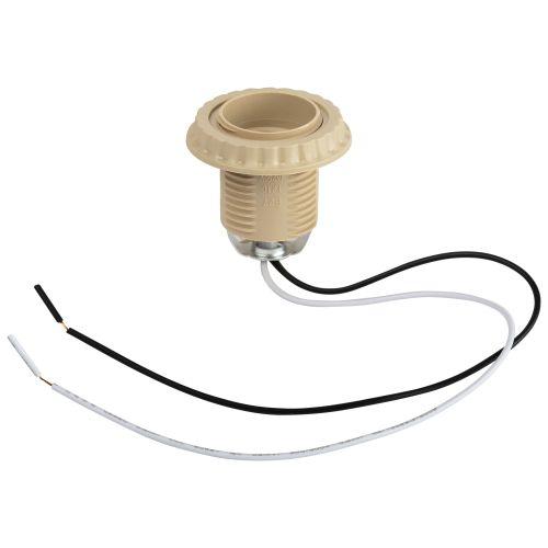 патрон e27 с проводом 30см пластик. беж. эра б0069588 от BTSprom.by