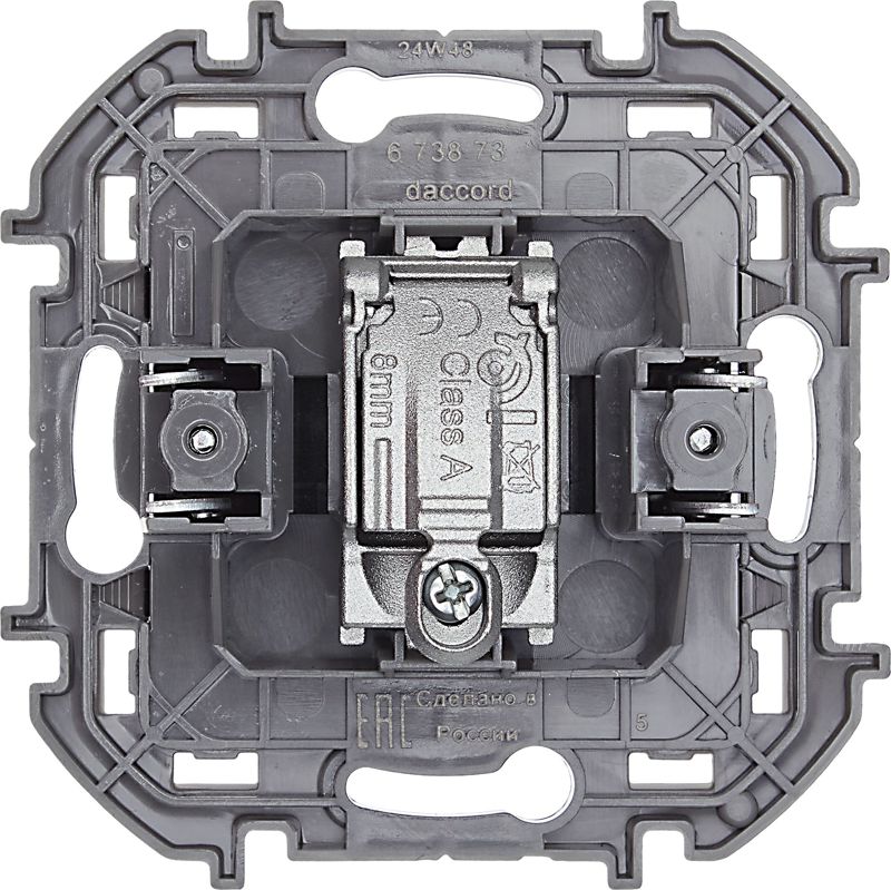  Розетка телевизионная оконечная TV Inspiria 10дБ 5-862мГц механизм антрацит IEK 673873 фото в каталоге от BTSprom.by