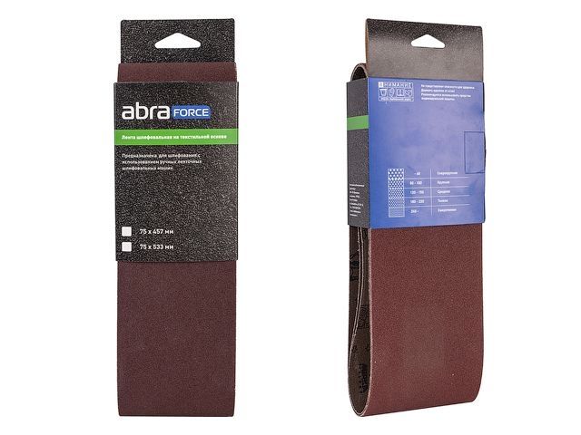 шлифлента 75х457  p240 ткань 3 шт. abraforce am99063 от BTSprom.by