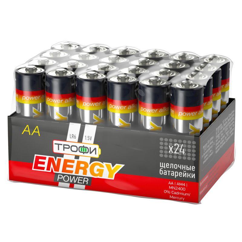 элемент питания алкалиновый aa/lr6 lr6-24 bulk energy power alkaline (уп.24шт) трофи б0035376 от BTSprom.by