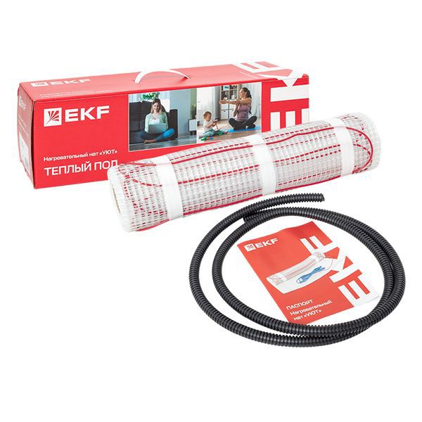  Комплект "Теплый пол" (мат) двухжил. 600Вт 4кв.м "Уют" PROxima EKF nm2-600-4 фото в каталоге от BTSprom.by