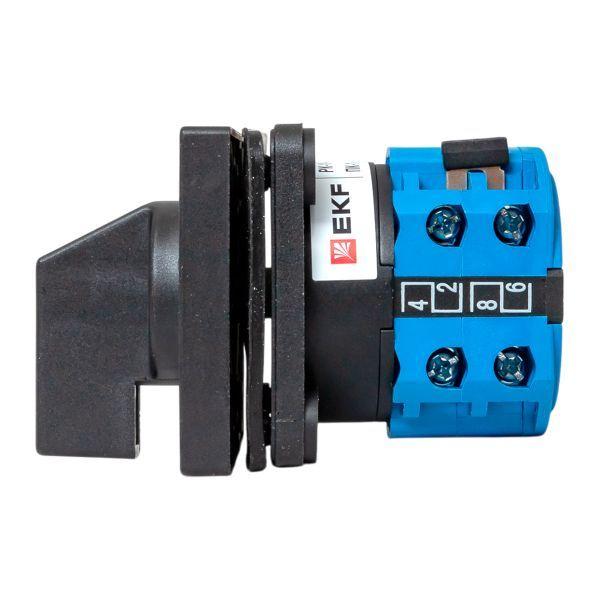  Переключатель кулачковый ПК-1-84 4п 10А для вольтметра (фазное напряжение) IP65 EKF pk-1-84-10-65 фото в каталоге от BTSprom.by