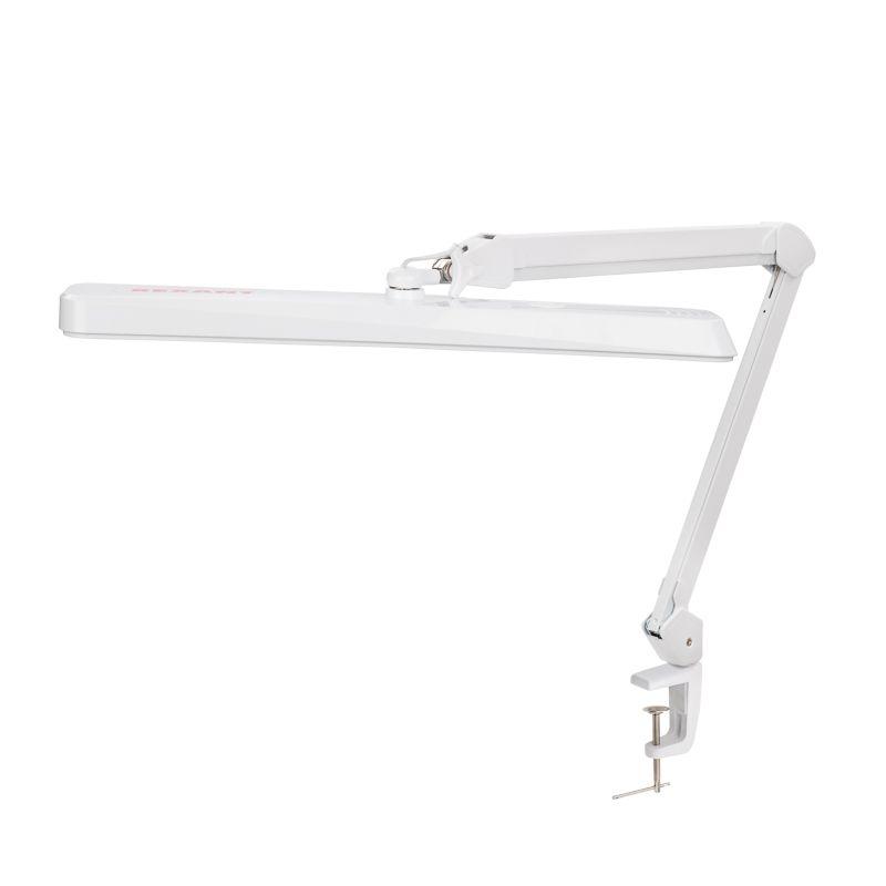 лампа настольная бестеневая на струбцине eco light 324 smd led с диммером тепл./холод. свет свечения бел. rexant 31-0410 от BTSprom.by