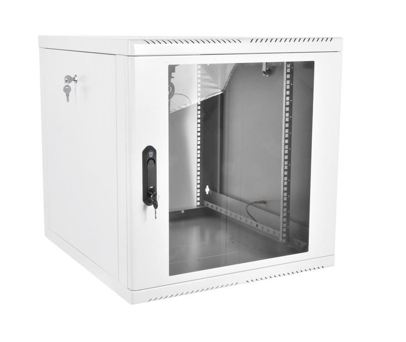 шкаф коммутационный шрн-м-12.500 12u 600х520мм передн. двер. стеклян. 50кг сер. цмо 190874 от BTSprom.by