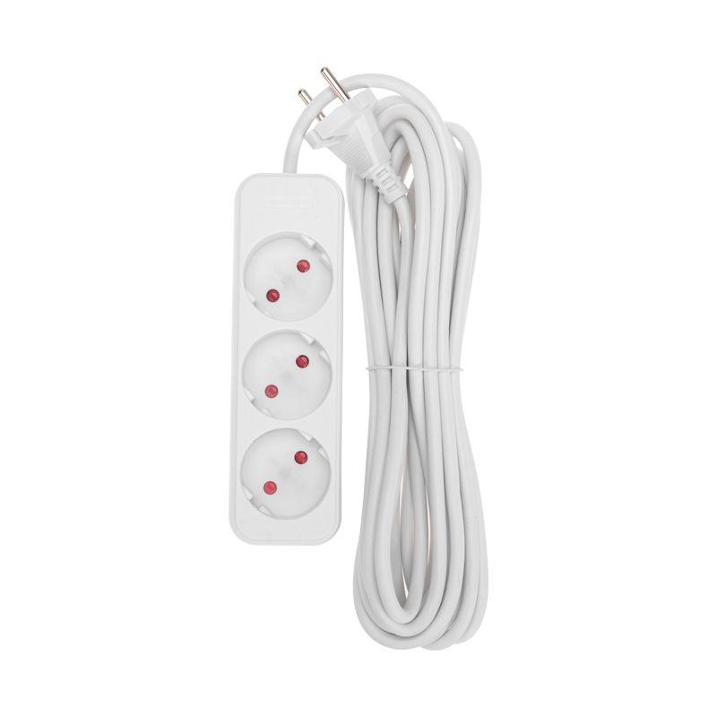 удлинитель 3х5м без заземл. standard 2х1кв.мм бел. rexant 13-4008 от BTSprom.by