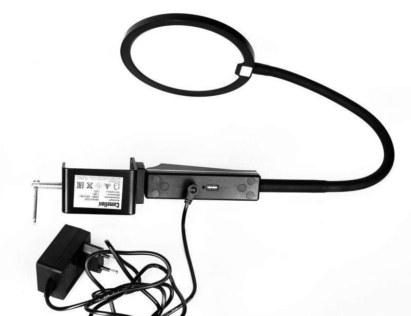 Светильник светодиодный KD-837 C02 LED наст. на струбц. 7Вт 230В 450лм сенс.рег.ярк и цвет.темп USB-5В 1А черн. Camelion 13885 фото в каталоге от BTSprom.by  Светильник светодиодный KD-837 C02 LED наст. на струбц. 7Вт 230В 450лм сенс.рег.ярк и цвет.темп USB-5В 1А черн. Camelion 13885 фото в каталоге от BTSprom.by