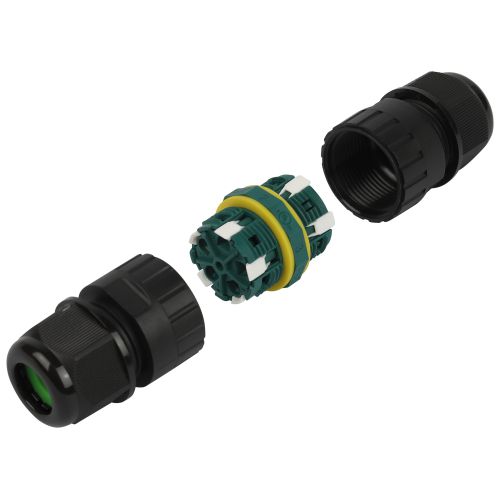  Коннектор кабельный прямой 5-Pin 0.5-2.5кв.мм IP68 безвинтовой NO-224-674 Эра Б0068026 фото в каталоге от BTSprom.by