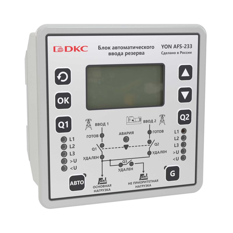  Блок электронный автоматического ввода резерва YON AFS-233 фото в каталоге от BTSprom.by