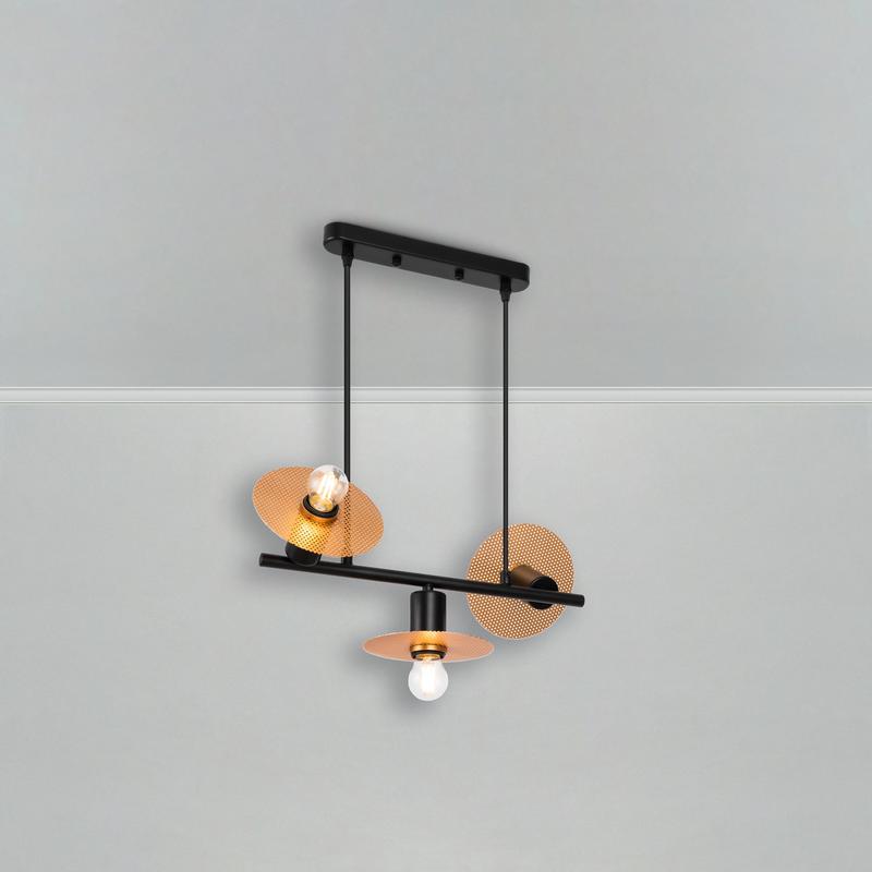  Светильник Ferro 40Вт E27х3 IP20 подвесной Freya FR4009PL-03GB фото в каталоге от BTSprom.by