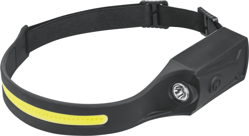 фонарь светодиодный налобный 90 913 opt-h08-3aaa 1cobх10вт+1ledх0.5вт 4реж. 400лм ip44 онлайт 90913 от BTSprom.by