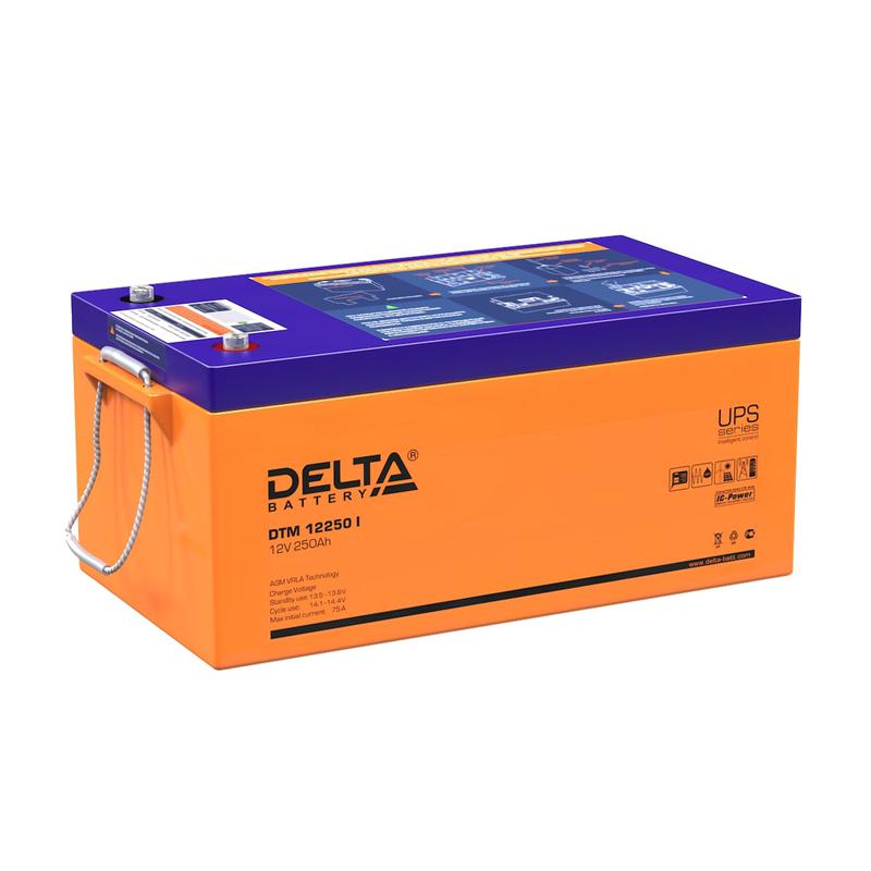 аккумулятор ups 12в 250а.ч delta dtm 12250 i от BTSprom.by