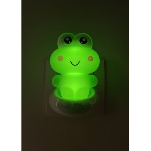  Светильник NN-608-SW-GR ночник "Лягушонок" зел. ЭРА Б0019100 фото в каталоге от BTSprom.by