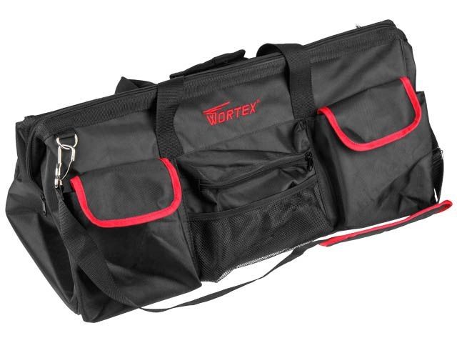 сумка для инструмента wortex ba 2560 нейлон, 600х300x300 мм, вес до 25 кг (общее кол-во отсеков: 18) 0323201 от BTSprom.by