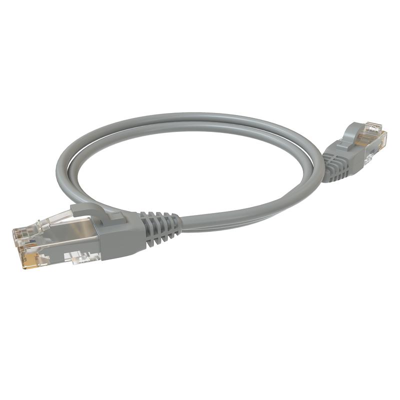 патч-корд u/utp кат.5e 2хrj45 неэкранир. lszh 1м сер. sysmatrix pc 4545.5eu26.1lszhgy от BTSprom.by