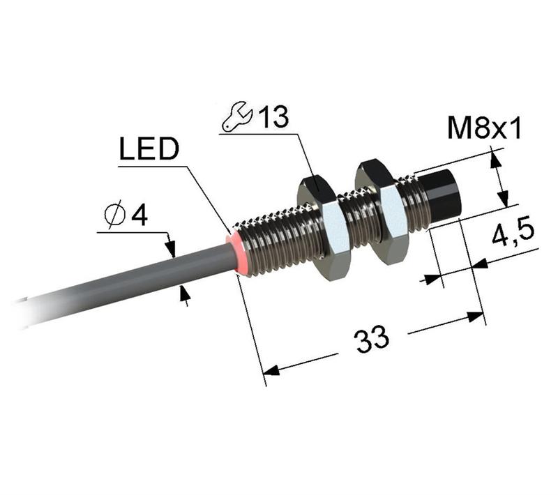 выключатель бесконтактный ps2-08m33-3n31-k мега-к a8010-80087972 от BTSprom.by