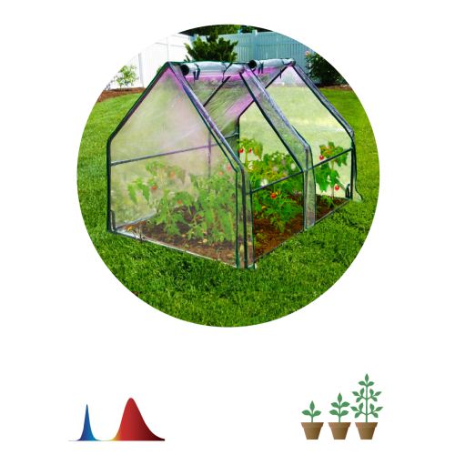 чехол для теплиц ga-house-medium cover 1800х900х900мм на молнии green apple б0069499 от BTSprom.by