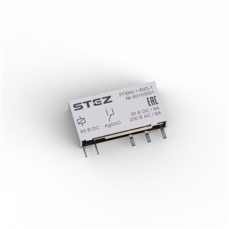 реле одиночное рпвм-1-60d-1 стэз 60103001 от BTSprom.by
