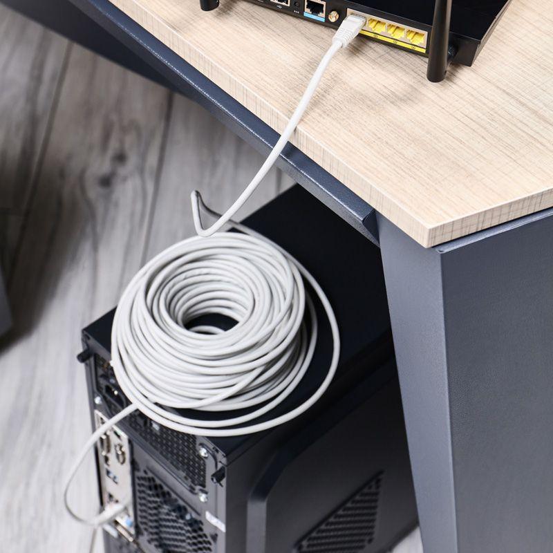  Патч-корд UTP 5e кат. литой 25м сер. Rexant 18-1012 фото в каталоге от BTSprom.by