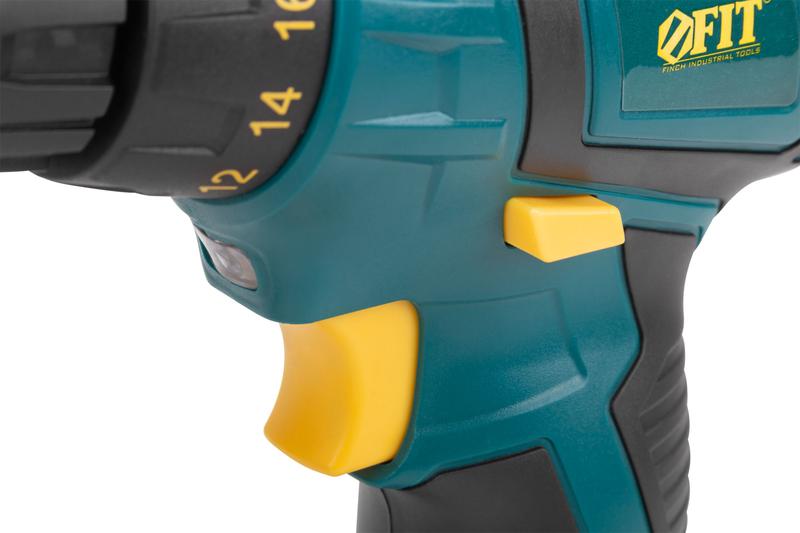  Дрель-Шуруповерт акк. 12В; 0-650 об/мин; 15 Нм; 1 (Li-Ion) 1.3 Ач; 1 ч.; рез. накл.; коробка FIT 80179 фото в каталоге от BTSprom.by