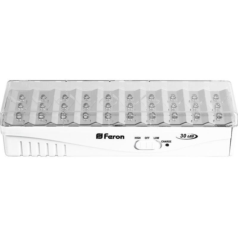 светильник аккумуляторный 30 led dc бел. el15 feron 12896 от BTSprom.by